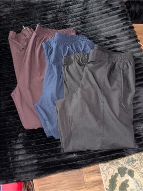 Women’s Old Navy, Black, Navy & Plum Elastic Waist Joggers